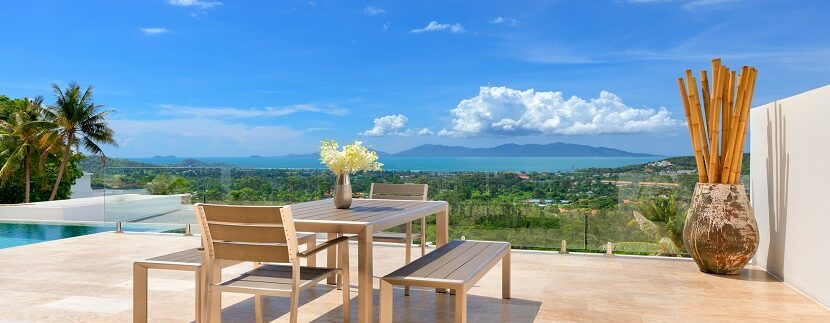 Superb sea view villa in Bophut Koh Samui for sale 030