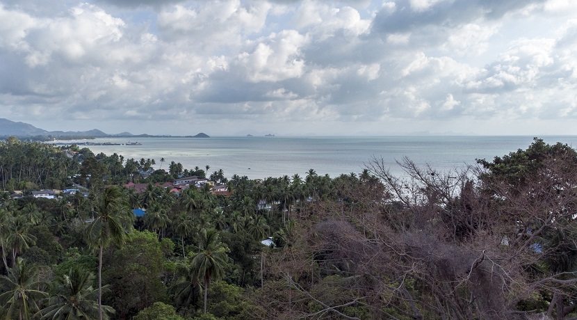 Terrain vue mer à Bang Makham Koh Samui à vendre – 300 m de la plage