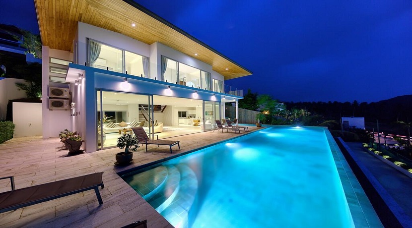 Villa 3 chambres à Bang Por Koh Samui à vendre – piscine – vue mer