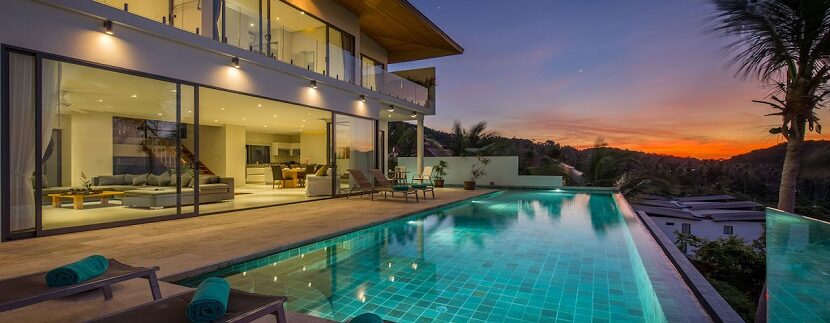 Contemporary Sea View Villas For Sale Koh Samui