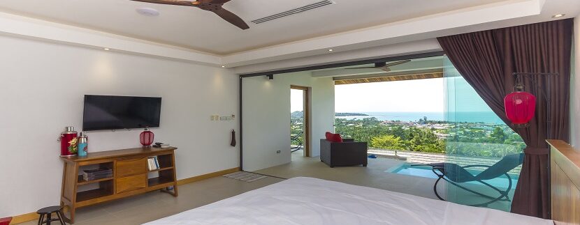 Villa 5 chambres vue mer à Lamai Koh Samui à vendre 017