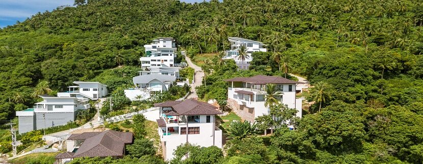 Villa 5 chambres vue mer à Lamai Koh Samui à vendre 027