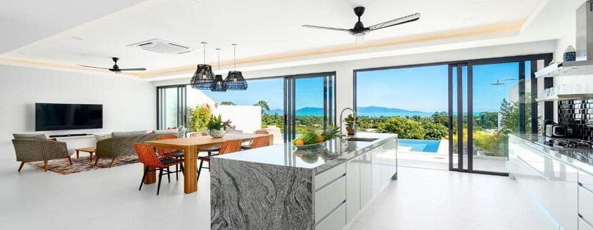 Villa Bophut in Koh Samui sea view for sale 04