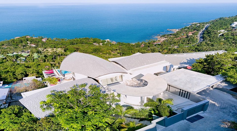 Villa de luxe à Chaweng Noi Koh Samui à vendre – 4 chambres – vue mer