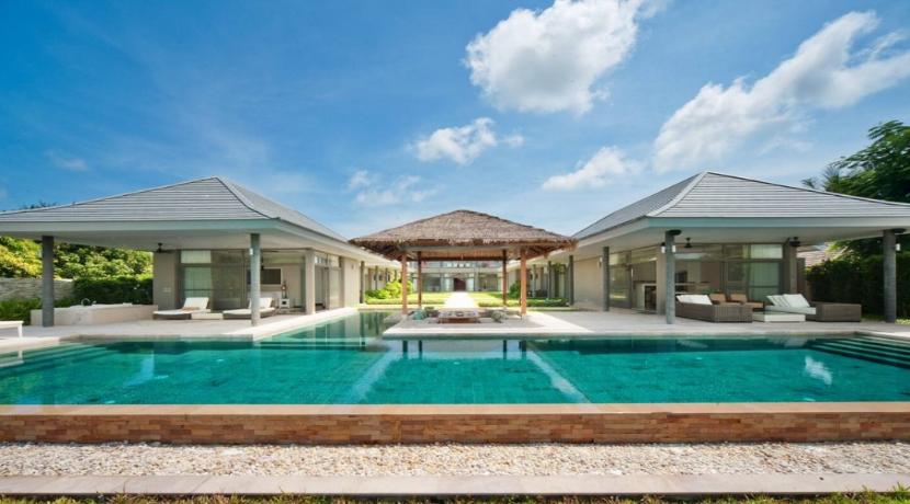 Villa de luxe à Plai Laem Koh Samui à vendre – Style Thai – vue mer