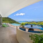 Choeng Mon sea view villa in Koh Samui for sale