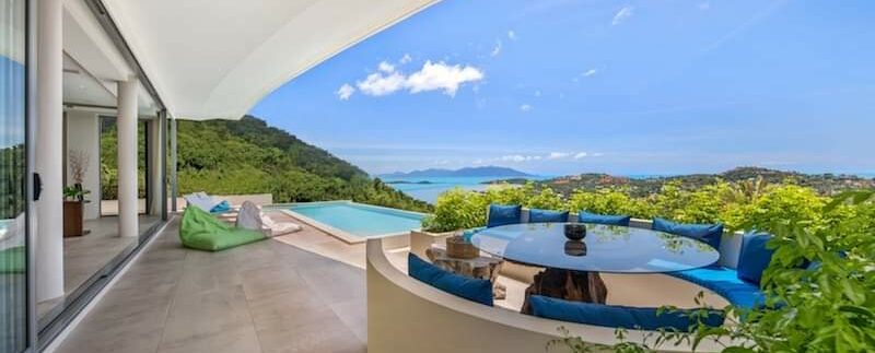 Choeng Mon sea view villa in Koh Samui for sale 01