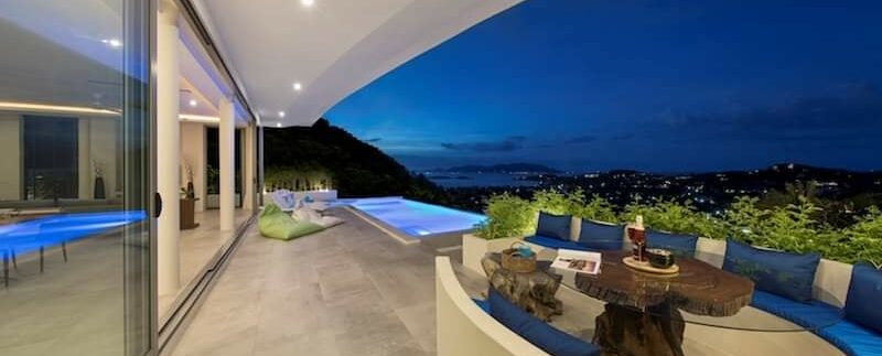 Choeng Mon sea view villa in Koh Samui for sale 013