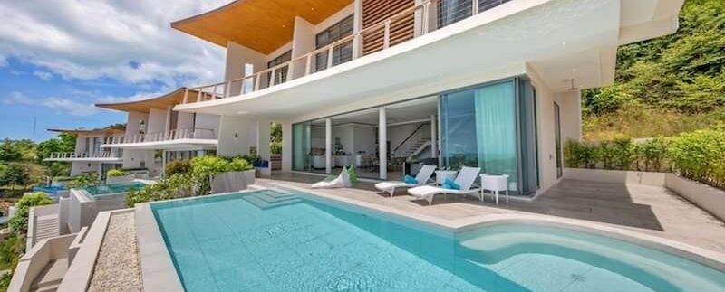 Choeng Mon sea view villa in Koh Samui for sale 02