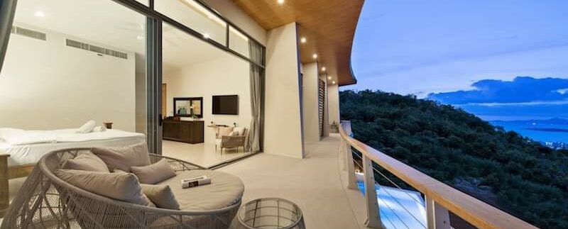 Choeng Mon sea view villa in Koh Samui for sale 027