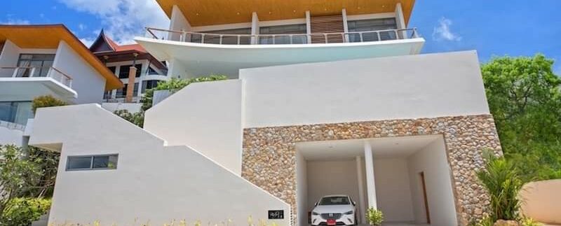 Choeng Mon sea view villa in Koh Samui for sale 033