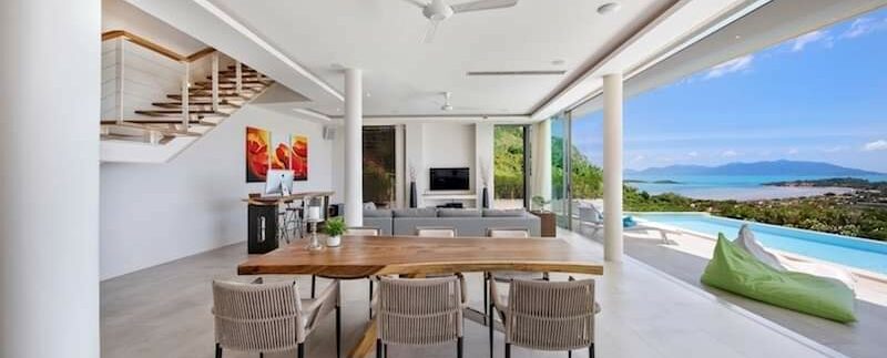 Choeng Mon sea view villa in Koh Samui for sale 07