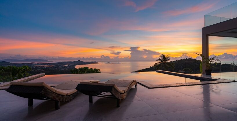 Sea view villa in Chaweng Noi Koh Samui for sale - 4 bedroom - swimming pool