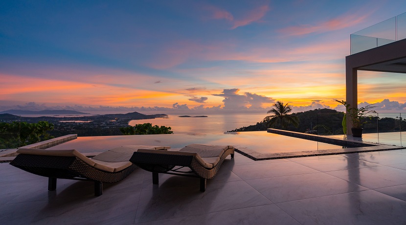 Sea view villa in Chaweng Noi Koh Samui for sale - 4 bedroom - swimming pool