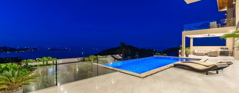 Villa vue mer à Chaweng Noi Koh Samui à vendre 036