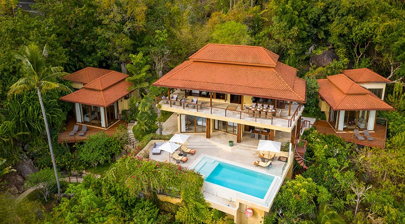 Sea view villa in Laem Set Koh Samui for sale