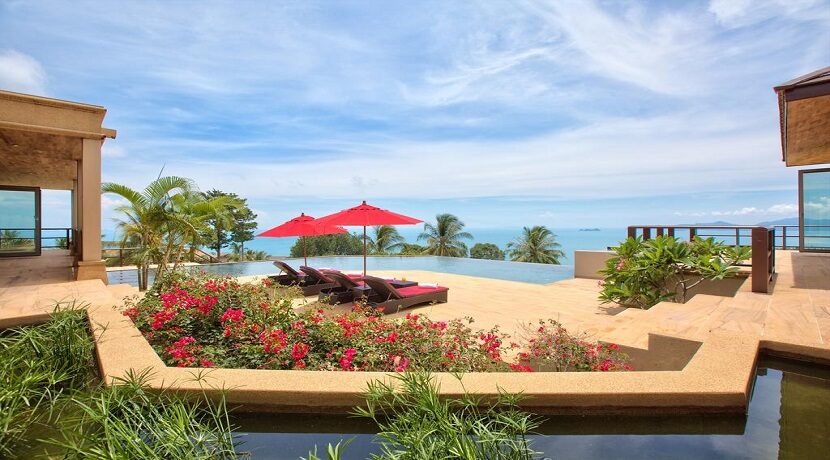Villa vue mer à vendre à Bang Po Koh Samui 024