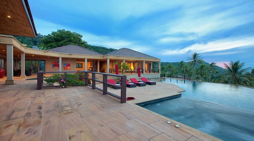Villa vue mer à vendre à Bang Po Koh Samui 025