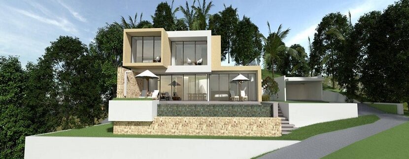 A vendre villa en construction Bophut Koh Samui 03