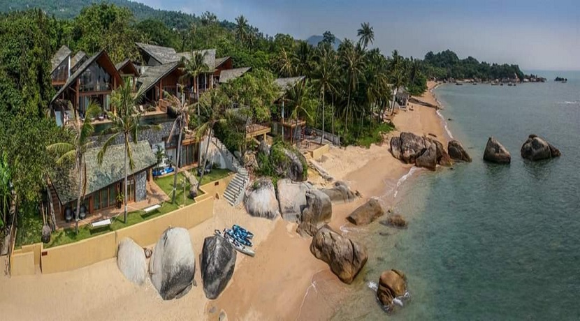 Villa bord de mer Lamai à Koh Samui à vendre – 5 chambres – piscine
