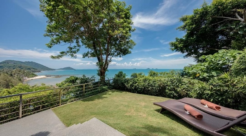 Villa vue mer à Taling Ngam Koh Samui à vendre – 4 chambres – plage