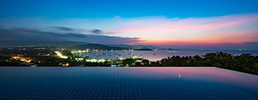 Villa vue mer panoramique à vendre à Choeng Mon Koh Samui 01