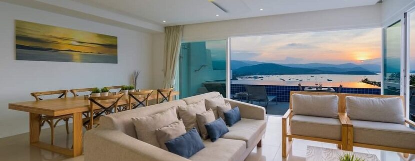 Villa vue mer panoramique à vendre à Choeng Mon Koh Samui 02