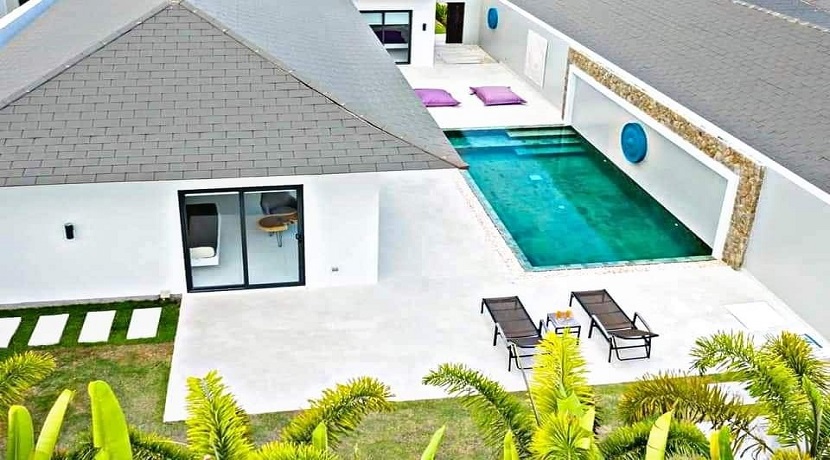 A vendre villa plain pied à Maenam Koh Samui – 2 chambres – piscine