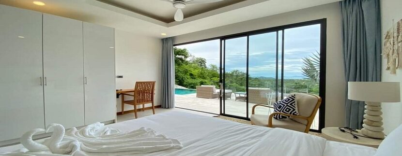Agréable villa vue mer à vendre à Bophut Koh Samui 011