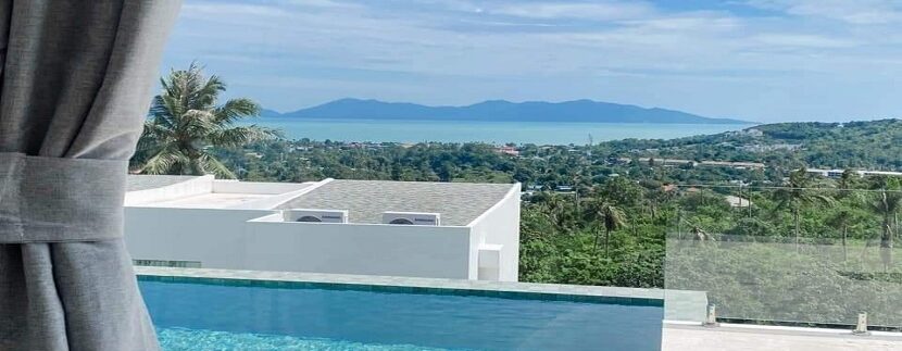 Nouvelle villa vue mer à vendre à Bophut Koh Samui 01