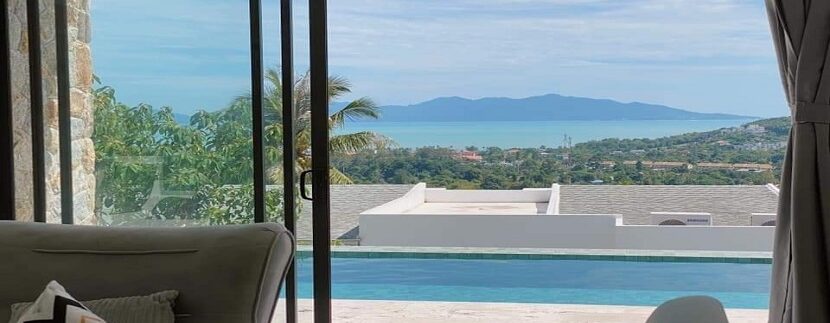 Nouvelle villa vue mer à vendre à Bophut Koh Samui 06