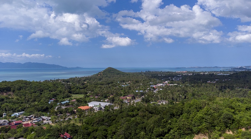 Terrain d'exception vue mer à vendre à Ban Tai Koh Samui