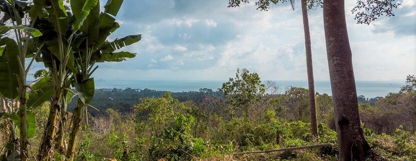 Ocean view land for sale in Bang Makham Koh Samui 01