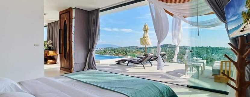 Villa de luxe vue mer à vendre à Koh Samui Plai Laem 04