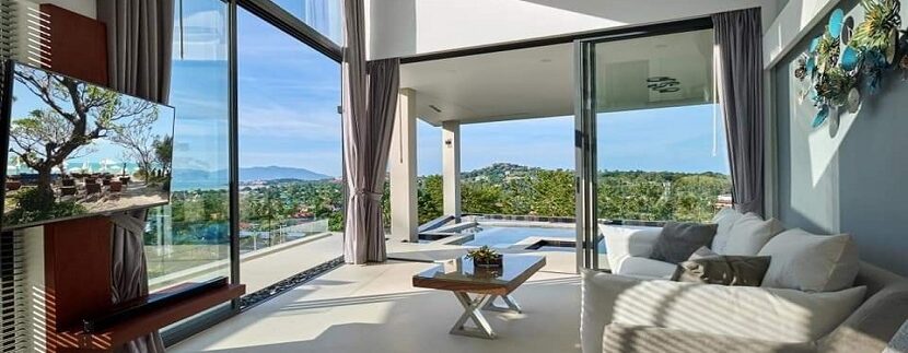 Luxury sea view villa for sale in Koh Samui Plai Laem 06