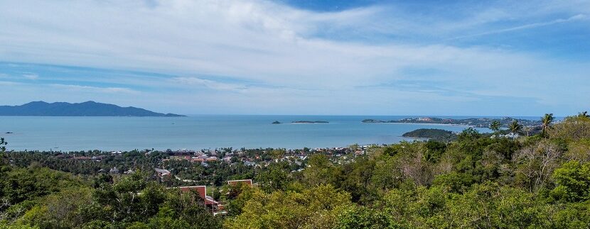 Grand terrain vue mer à vendre à Bophut Koh Samui 02