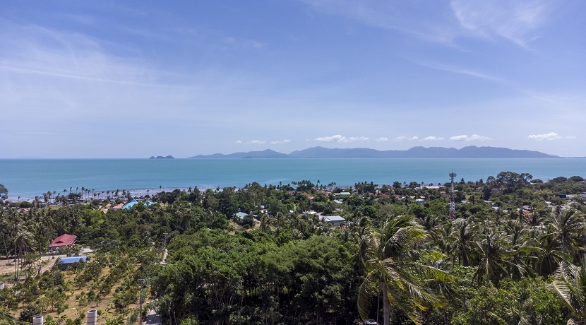 Bang Por sea view land in Koh Samui for sale