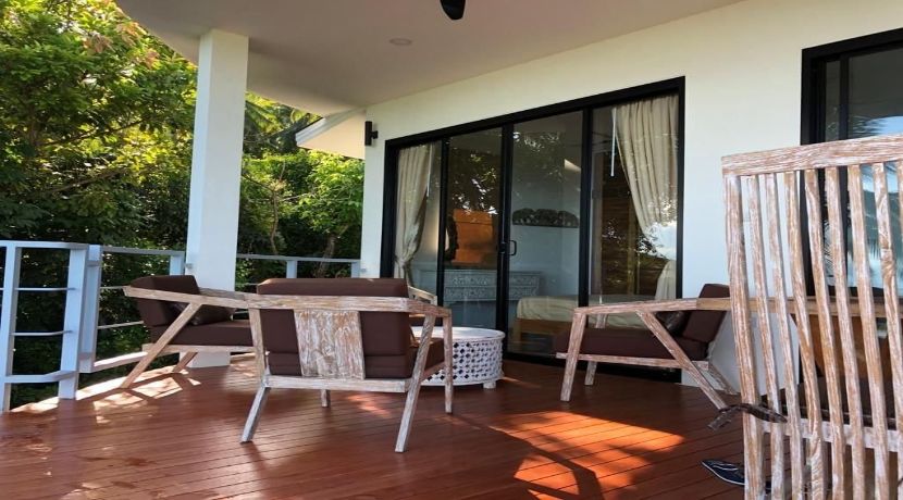 Villa 2 chambres vue mer à vendre à Lamai Koh Samui 019