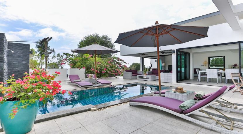 Villa moderne 3 chambres à vendre à Lamai Koh Samui 02