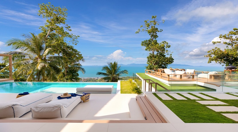 Luxueuse villa à Bang Por Koh Samui vue mer à vendre – 4 chambres