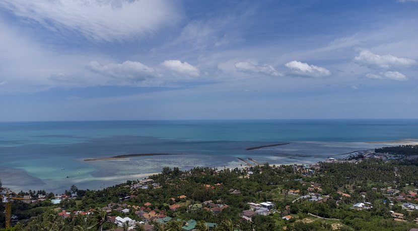 Land sea view Lamai