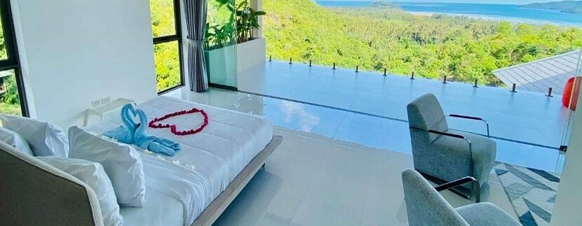 Taling Ngam sea view villa in Koh Samui for sale 015