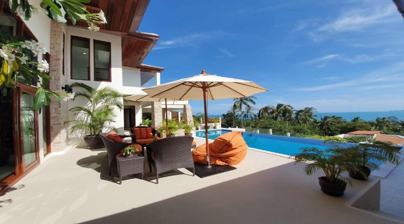 Spacieuse villa vue mer à Bang Por Koh Samui à vendre 05