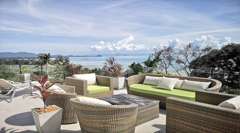 Villa vue mer à Bang Makham Koh Samui à vendre 033