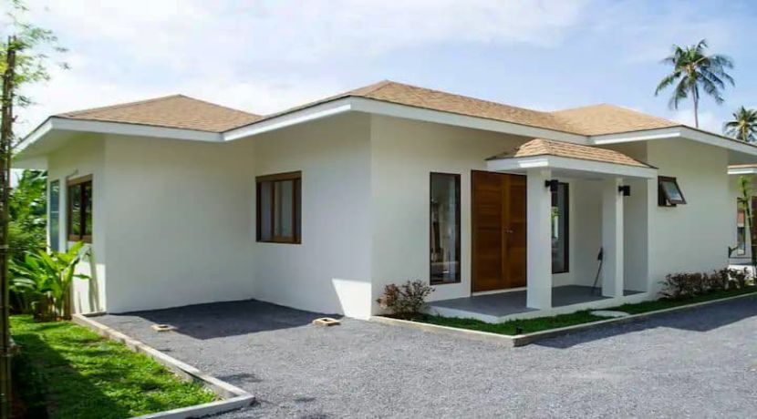 Villa 2 chambres à Lamai Koh Samui à vendre – vue cocoteraie – piscine privée