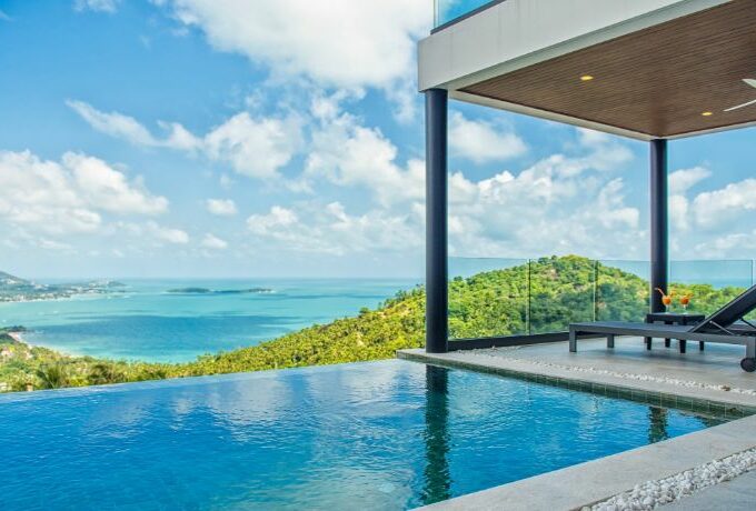 A vendre superbe villa vue mer à Chaweng Noi Koh Samui