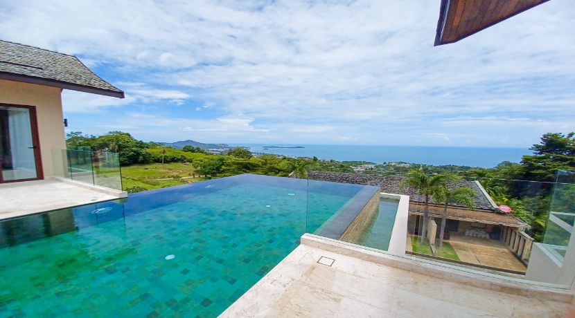 Villa nouvelle construction à vendre à Chaweng Noi Koh Samui – 3 chambres – vue mer