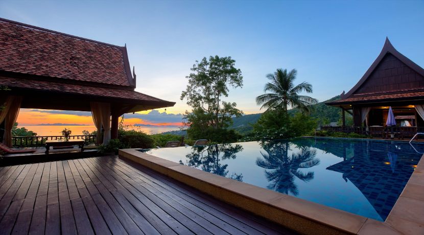 Villa vue mer à Nathon Koh Samui à vendre 018
