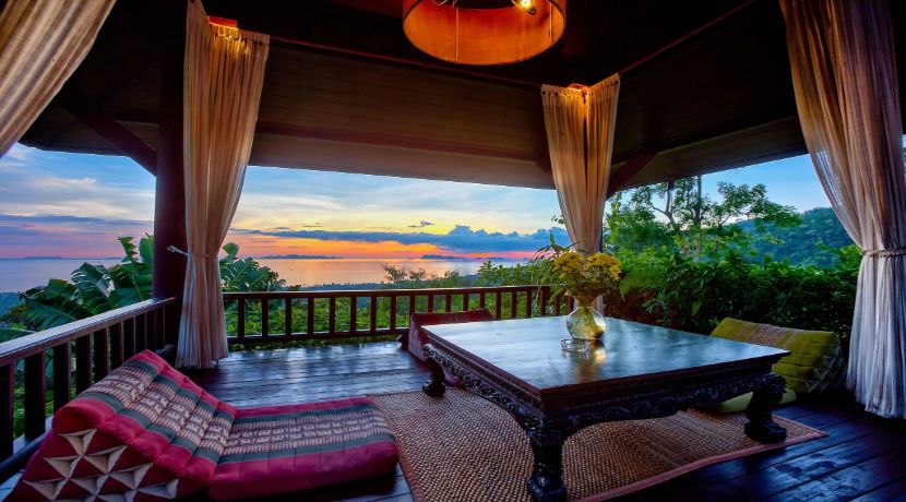 Villa vue mer à Nathon Koh Samui à vendre 02