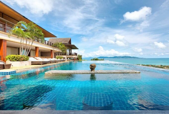 Beautiful sea view villa in Bophut Koh Samui for sale